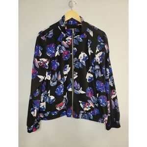Belle+Sky Bomber Floral Jacket Size Women's Large